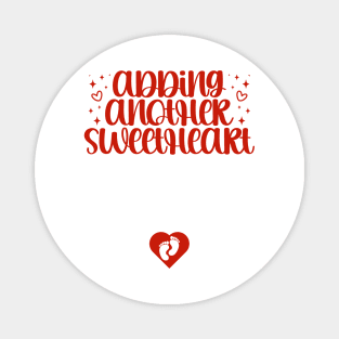 Valentines Day Pregnancy Announcement Gifts, Adding Another Sweetheart Magnet